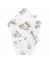 Bambusowy Rożek dla Niemowlaka Lunapark rozmiar 74x74 cm