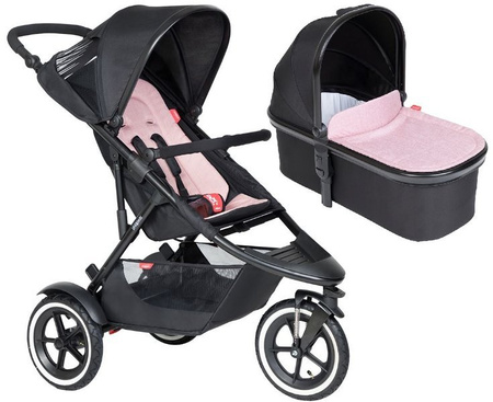 Phil&Teds Sport Wózek Głęboko-Spacerowy 2w1 Różowy