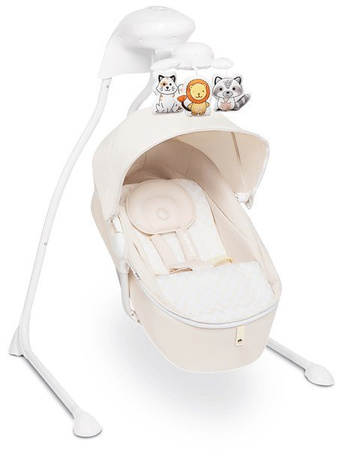 Lionelo Henny Leżaczek Bujaczek Huśtawka (beige)