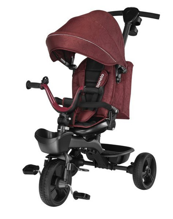 Lionelo Kori Rowerek Trójkołowy 2w1 Red Burgundy