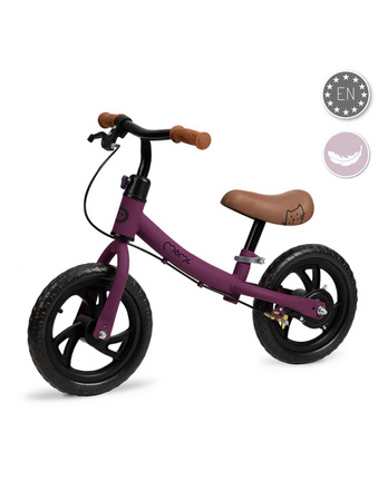 MoMi Breki Rowerek Biegowy z Hamulcem Fioletowy