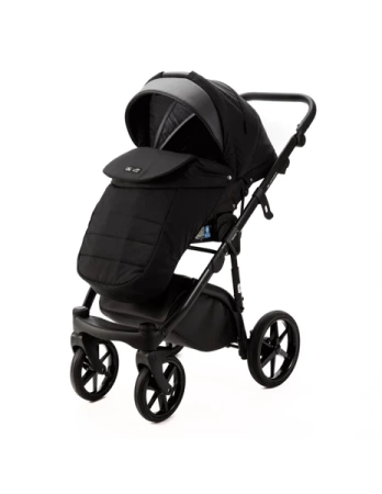 Adamex Nola Standard Wózek Głęboko-Spacerowy Czarny PS-37-LUX