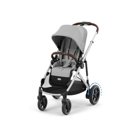 Cybex E-Gazelle S Wspomagany Wózek Głęboko-Spacerowy Rok Po Roku Stone Grey