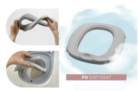 Babyhood BH-129G Nocnik Toaleta Szary