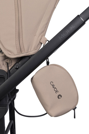 Cavoe Moi XL Wózek Głęboko-Spacerowy 2w1 + Torba + Adaptery Macaroon
