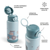 Done by Deer Butelka Termiczna Tiny Farm Blue 340ml