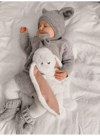 Szumisie Szumiący Królik 5w1 z Lampką Ecru Róż