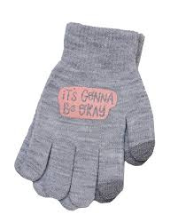 Yoclub! Rękawiczki Dziewczęce z ABS i Dotykiem 16