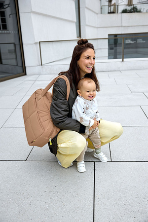 Lassig Green Label Torba dla mam z akcesoriami Everyday almond