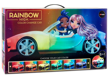 Rainbow High Fashion Samochód Do Zmiany Koloru