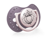 Lovi Dynamiczny Smoczek Uspokajający Silikonowy 3-6m 2szt. 22/870 Botanic Girl