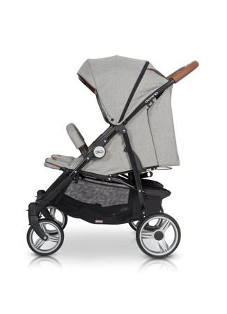 Easy Go Domino Wózek Bliźniaczy Latte