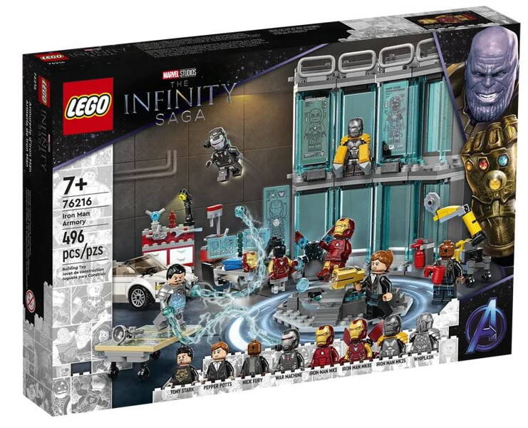 LEGO SUPER HEROES ZBROJOWNIA IRON MANA 76216 78727 | Babyhit.pl