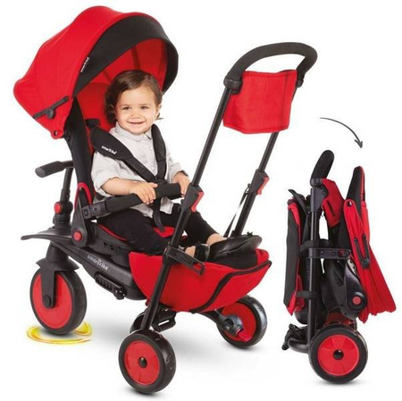 Smart Trike Składany Rowerek Dziecięcy/Wózek 8w1 STR7 Czarny