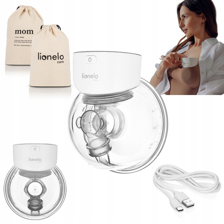 Lionelo Fidi Free Simple Laktator Muszlowy Hands-Free