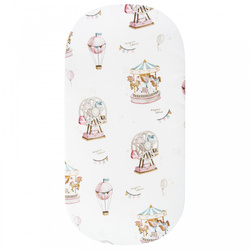 Bonjour Cherie Bambusowe Prześcieradło z gumką 50x90cm Lunapark