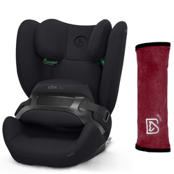 Cybex Pallas B I-Size Fotelik Samochodowy 9-50 kg Pure Black + Babysafe Nakładka Na Pas