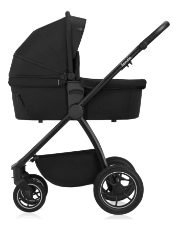 Lionelo Meril Wózek Głęboko-Spacerowy Black Onyx
