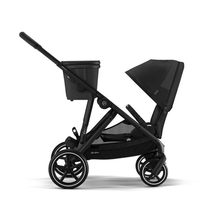 Cybex Gazelle S Wózek Spacerowy Bliźniaczy Rama Czarna Moon Black