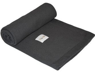 Kocyk Dzianinowy Natimi Koc-05 Grafitowy