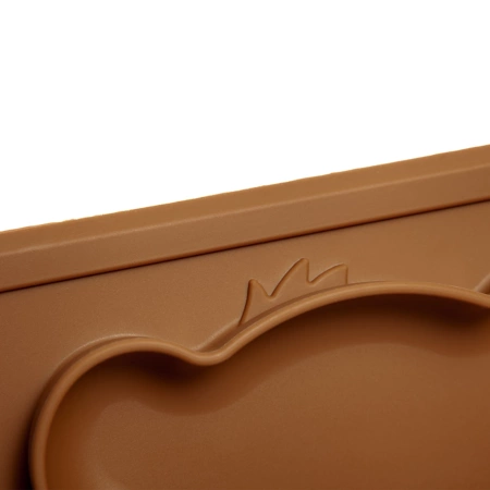 Kidnort Retter Brun Silikonowa Podkładka z Przegródkami Brązowa