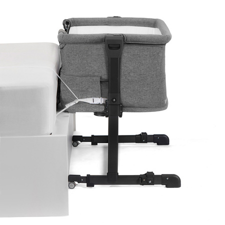 Kinderkraft Neste Grow Łóżeczko Dostawne Dark Grey