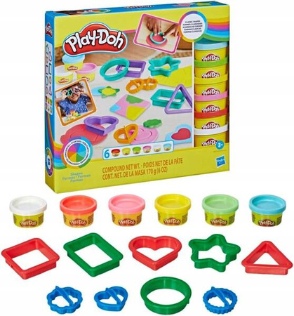 Hasbro Play Doh Ciastolina Literki 6 Tub Kształty