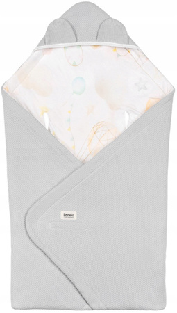 Lionelo Travel Swaddle Blanket otulacz do fotelika Grey Balloon
