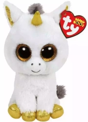 TY Beanie Boos. Biały jednorożec, 15 cm