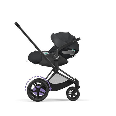 Cybex e-Priam 3.0 Rama w Zestawie ze Stelażem Siedziska Matt Black
