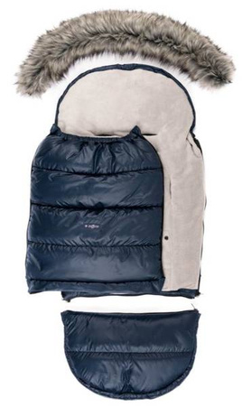 Zaffiro Grow Up 2.0 Śpiwór Do Wózka Plusz Pastel Navy Blue
