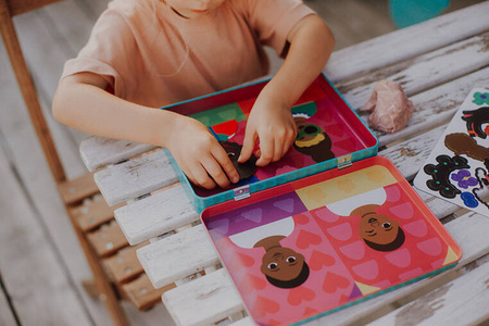 Mudpuppy Magnetyczne postacie Moje włosy, moja korona 4+