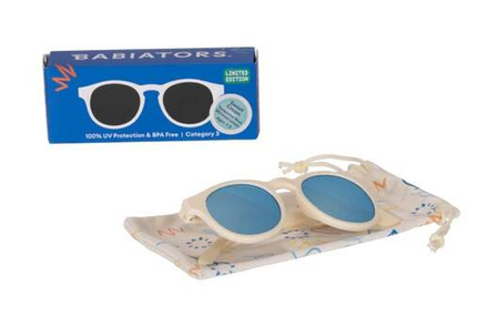 Babiators Keyhole O-KEY014-M Blue Mirrored Lenses Rozmiar 3-5+ Sweet Cream