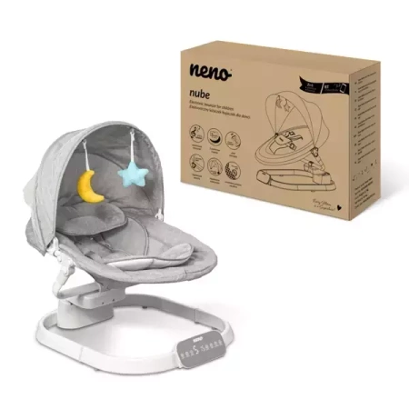 Neno Nube Elektroniczny Leżaczek Bujaczek Szary