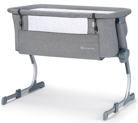 Kinderkraft Uno Up Łóżeczko Dostawne Grey Melange
