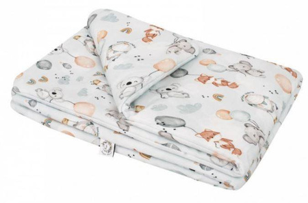 Bambusowa Kołderka Niemowlaka Rozmiar 65x75cm Balony