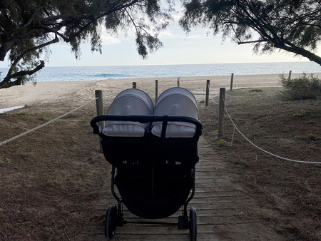 Baby Monsters Wózek Bliźniaczy Easy Twin 4 - Black