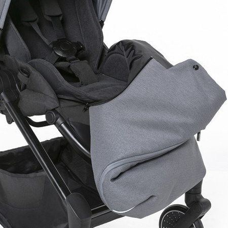 Espiro Galaxy Wózek Głęboko-Spacerowy + Gondola Una + Adaptery Zestaw 2w1 10 Black Space + Graphite Street