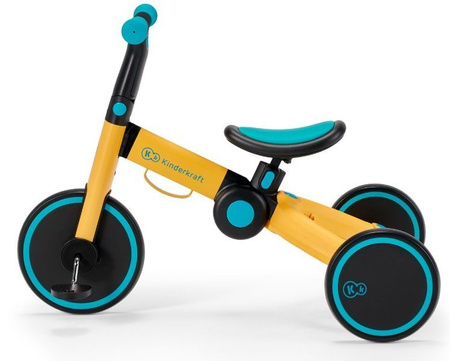Kinderkraft 4TRIKE Rowerek Trójkołowy Primrose Yellow