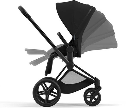 Cybex Priam 4.0 Wózek Głęboko-Spacerowy Deep Black