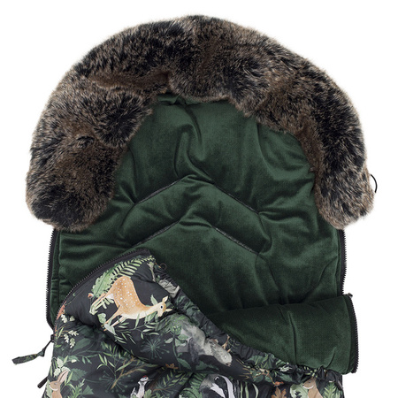 Makaszka Śpiworek Premium Do Wózka 0-18m Woodland