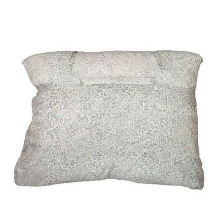 Lodger Wodoodporny Wielofunkcyjny Otulacz z Polarowym Wnętrzem Jasnobeżowy Szary Taslon Drizzle