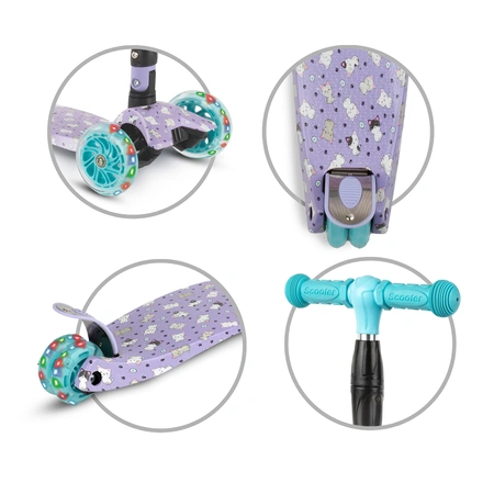 Kidwell Vento Hulajnoga Trójkołowa Balansowa Kitty