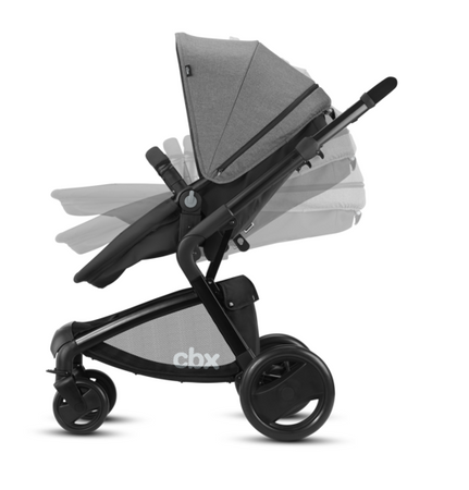 Cybex Cbx Bimisi Flex Wózek Głęboko-Spacerowy Smoky Anthracite