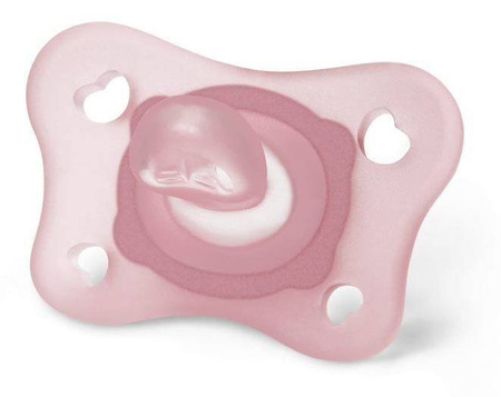 Chicco Smoczek Uspokajający Physioforma Mini Soft Silikonowy 0-2m Boy 2 Szt Girl