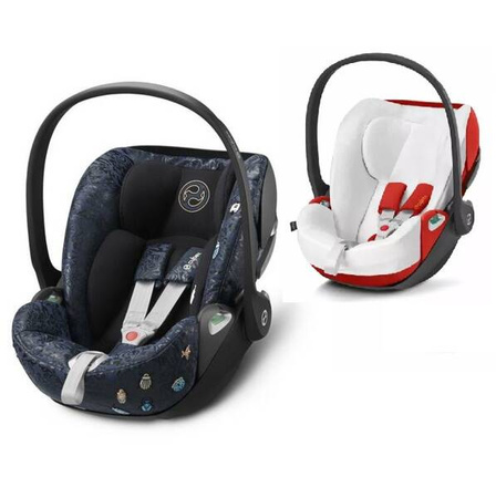 Cybex Cloud T i-Size Fotelik Samochodowy 0-13kg + Tapicerka Letnia Jewels of Nature