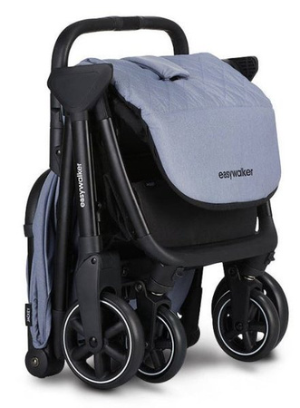 Easywalker Jackey Kompaktowy Wózek Spacerowy z Torbą Transportową Pebble Grey
