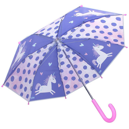 Pret Parasol przeciwdeszczowy Jednorożec blue pink