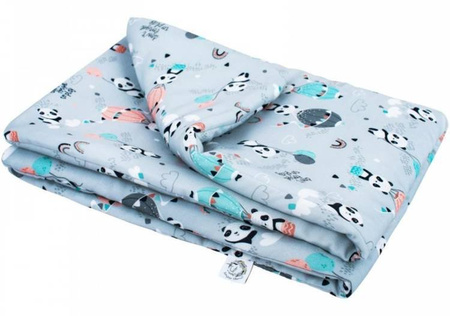 Bonjour Cherie BAMBUSOWA Kołderka Średniaka rozmiar 75x100 cm  Panda w balonie