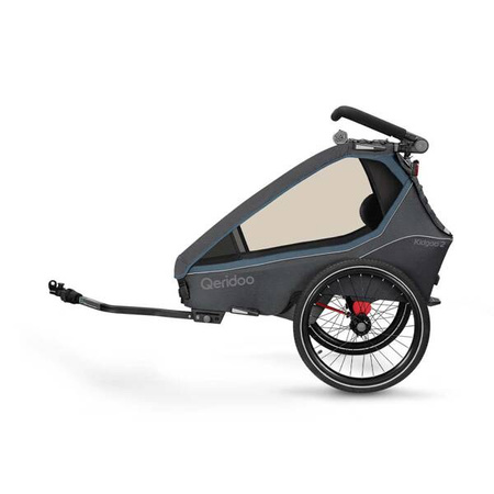 Qeridoo Kidgoo2 Przyczepka Rowerowa Navy Blue